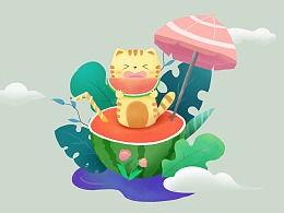 油彩画吃瓜群众,趣味横生的市井百态